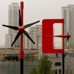 Aerogenerators, Windmills, Ecosistema Urbano, Shanghai