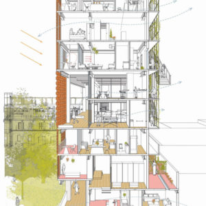 Mixed use building Febres Cordero by Ecosistema Urbano