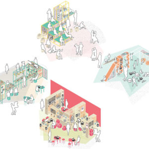 Banco de Ideas furniture by Ecosistema Urbano